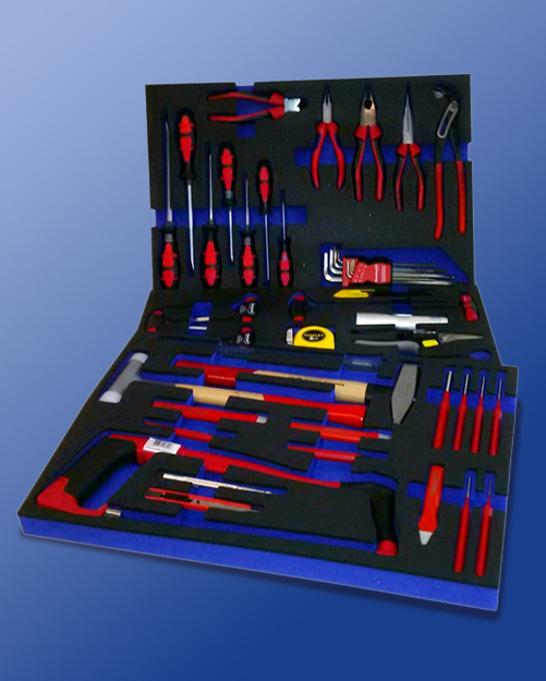 Schaumstoffeinlagen | Werkzeugeinlage Schaumstoffeinlagen | Werkzeugeinlage